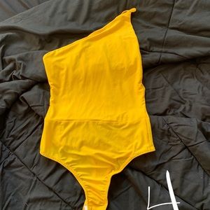 One shoulder bodysuit
